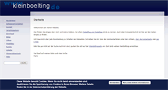 Desktop Screenshot of kleinboelting.de